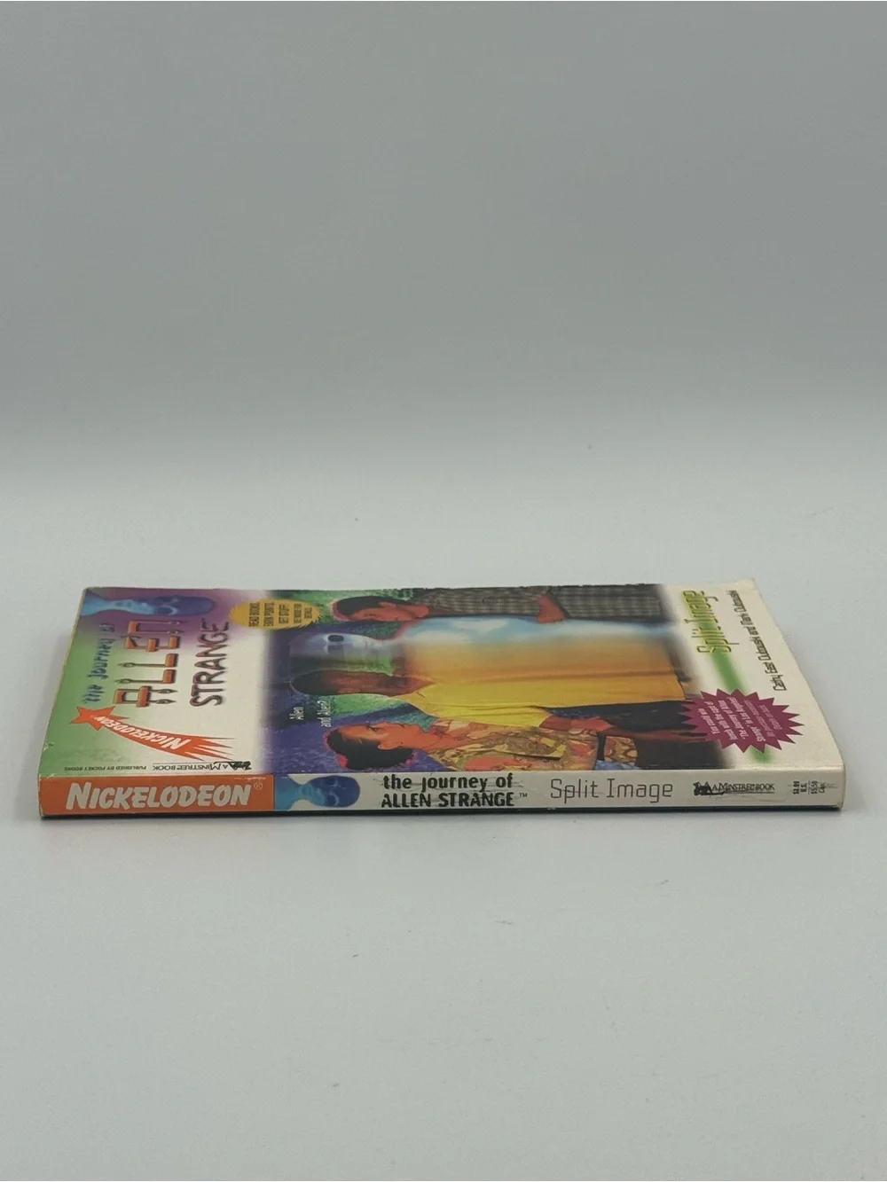 1999 Journey of Allen Strange Split Image‎ #3 Nickelodeon Paperback Book